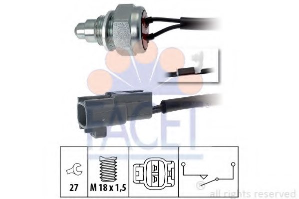 FACET 7.6261 Switch, reverse light